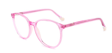 Women Urban Eyeglasses: Sade-Pink - SpaceSMART Eye Clinic (Diagonal View)